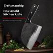 Hand-forged Kitchen Slicing Knife Dedicated For Chefs Cleaver Stainless Steel
