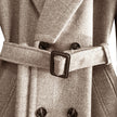 knee Herringbone Coat For Mens