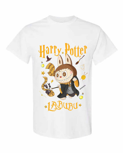 [Kid size] Harry Potter Labubu Kids T-Shirt – Cute Wizard Graphic Tee, 100% Cotton