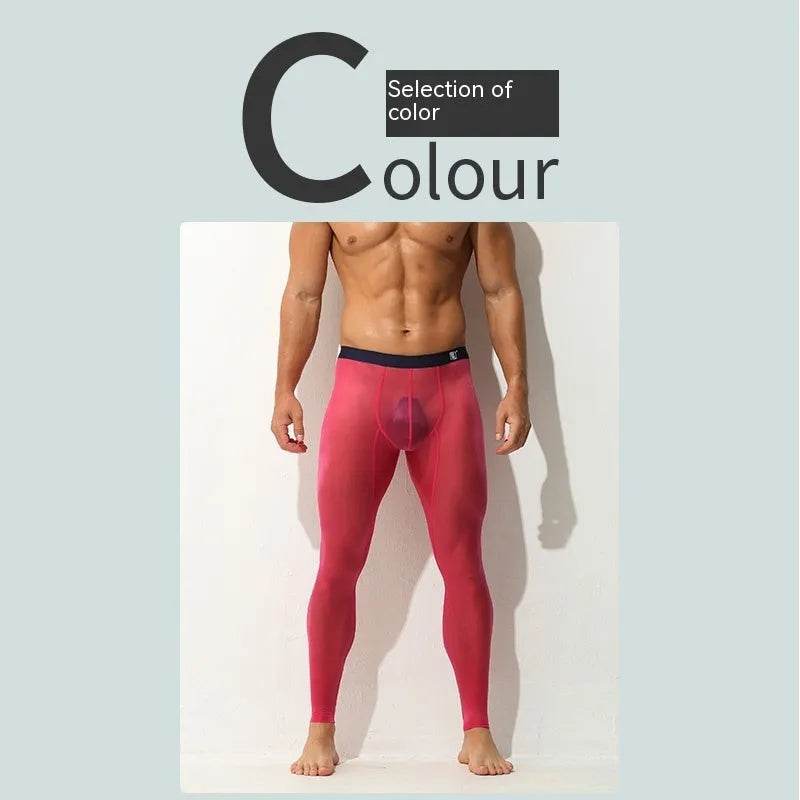Men's Leggings Ultra-thin Tight Fitting Long John underwear men