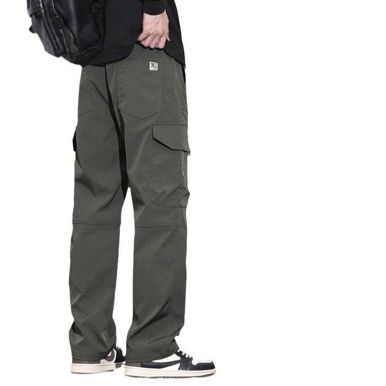 Pants Trousers Men – High Waist Cotton Trousers with Fleece
