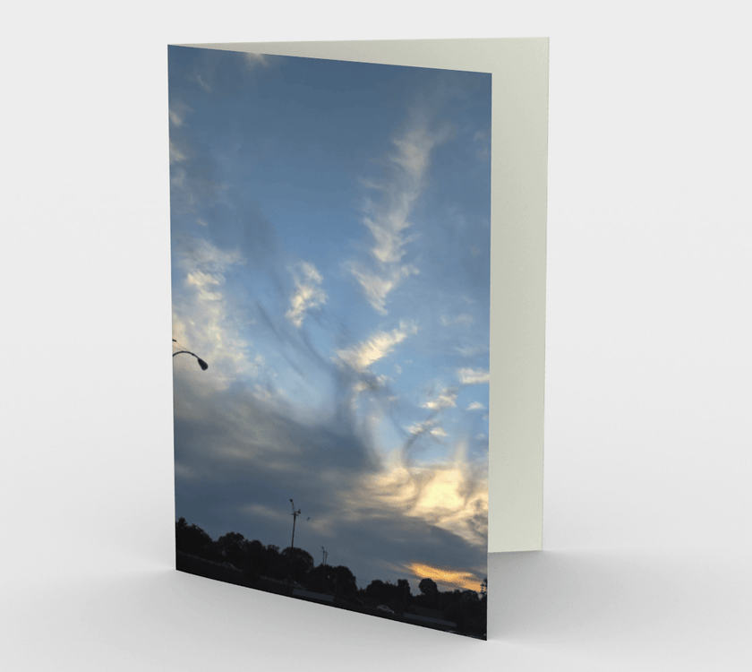 Set of 3 Blank Greeting Cards | 5 x 7 | Tumultuous Skies