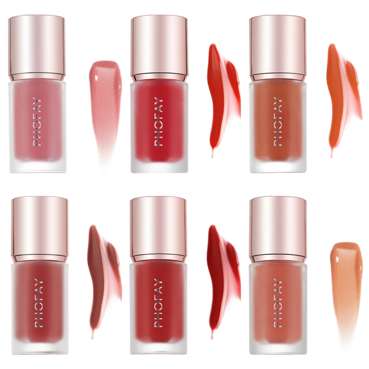 PHOFAY Mousse Blush Cream – Matte Long-Lasting Liquid Blush (6 Shades + Set)