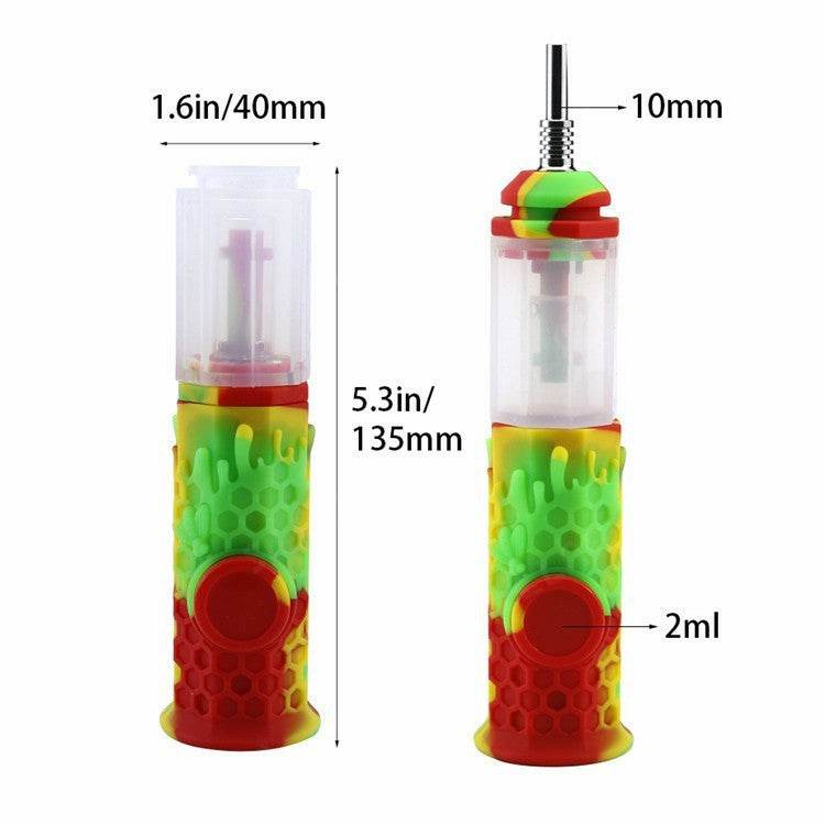 European And American Octagon Silicone Hookah