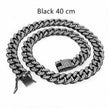 Zinc Alloy Wide Hip Hop Cuban Link Chain Necklace