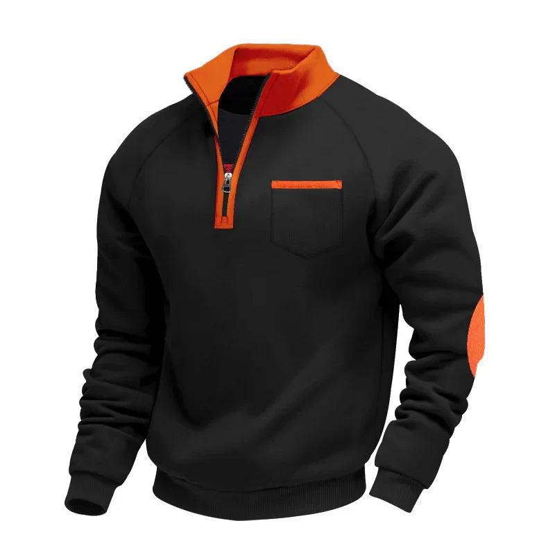Mens Casual Hoodies – Thick Loose Pullover Sweatshirt for Teens