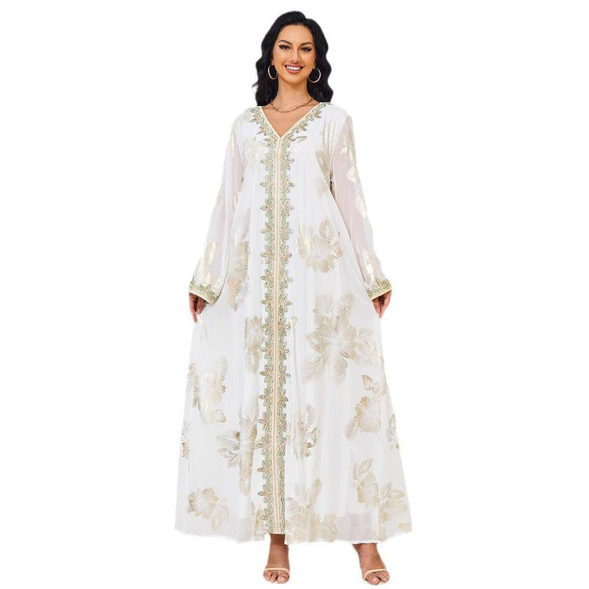 Bronzing Arabian Tourist Dress