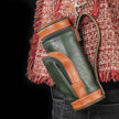 Portable Cigar Bag contains Humidifier and Cigar Cutter