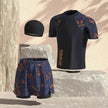 Older Boys Fashion Printed Casual Swimsuit Suit Two piece for boys Swimwear for boys