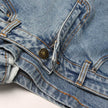 Short Irregular Solid Color Women's Denim High Street Mini Skirt Skort