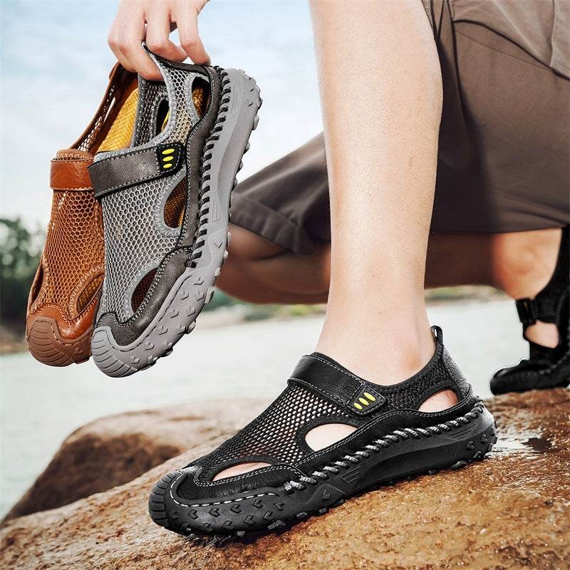 Men's Breathable Mesh Sandals – Outdoor Casual Summer Shoes