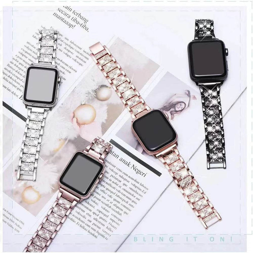 Female Jewelry Chain Watch Strap Bracelet Wrist band suitable for Apple Watch