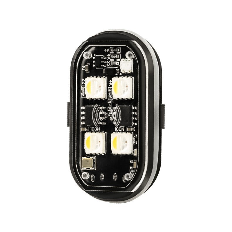 Wireless Motorcycle Warning Light with Remote Control – LED Safety Strobe Light Canada