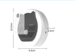 Smart Pet Litter Box Deodorizer & Air Purifier for Cats & Dogs – USB Rechargeable, White