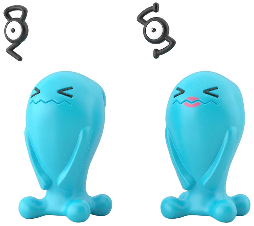 Pokemon Scale World - Johto Region - Unknown (G/S) & Wobbuffet (M/F) Figure