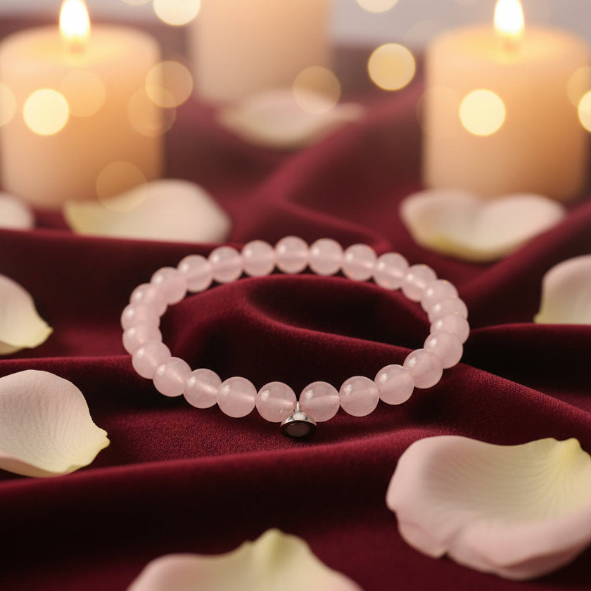 Lava Volcanic Stone Couple Magnetic Clasp Bracelet – 7 Stone Styles
