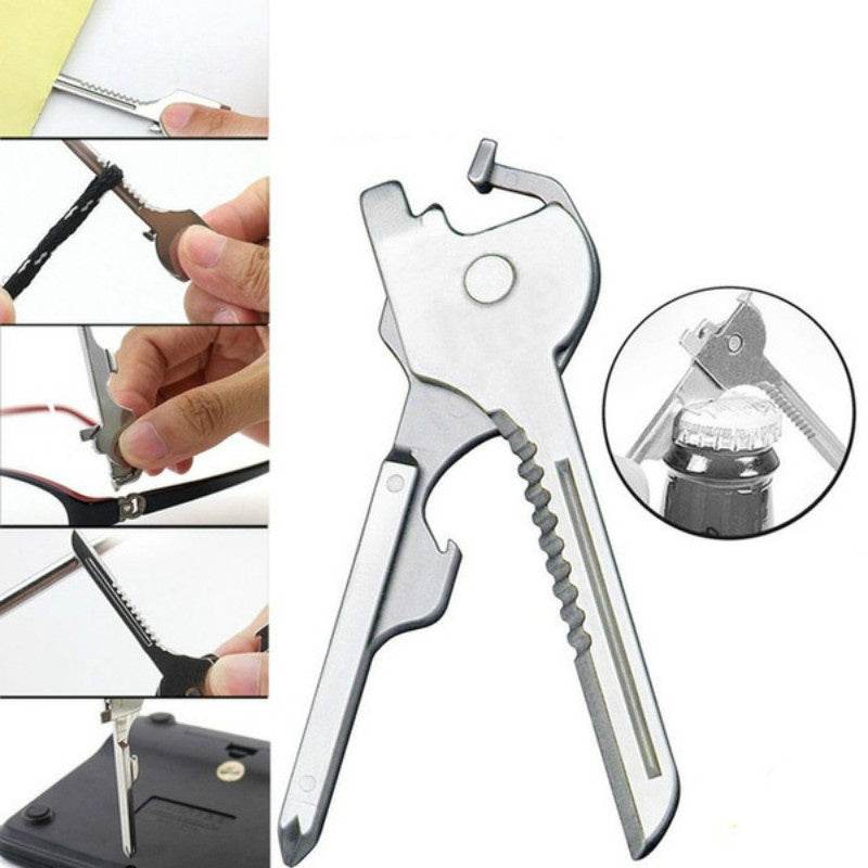 Multipurpose Keychain Key Survive Pocket Opener Shape - Mini Multi Gear