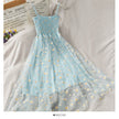 Women Dresses Summer V Neck Floral Print Boho Beach vacation Mini Dress