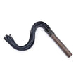 Hot BDSM Spanking Flogger Whip Genuine Leather Archaize Wooden Handle BDSM Spanking Paddles