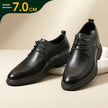 Men's Height-Increasing British Cowhide Leather Dress Shoes – 7cm Elevator | Canada & USA
