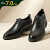 Men's Height-Increasing British Cowhide Leather Dress Shoes – 7cm Elevator | Canada & USA