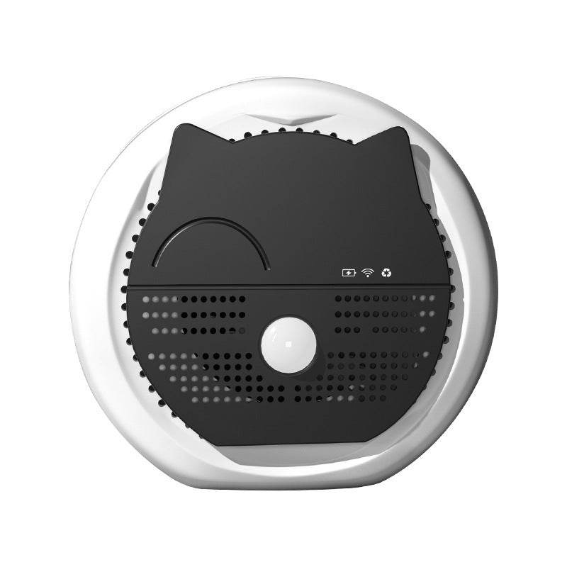 Smart Pet Litter Box Deodorizer & Air Purifier for Cats & Dogs – USB Rechargeable, White