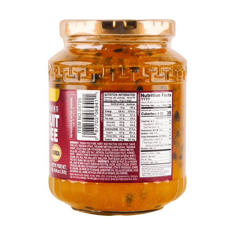 Surasang Passion Fruit Honey Puree (1KG) [Best Before Date: 2027.12.19]