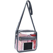 Clear PVC Transparent Crossbody Messenger Bag – Stadium Approved Travel Purse