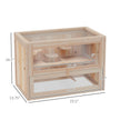2- Tier Wooden Crafted Hamster Rodent Habitat Cage