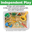 Faber-Castell / Creativity for Kids - Sensory Bin Dinosaur Dig Activity Bin for Kids