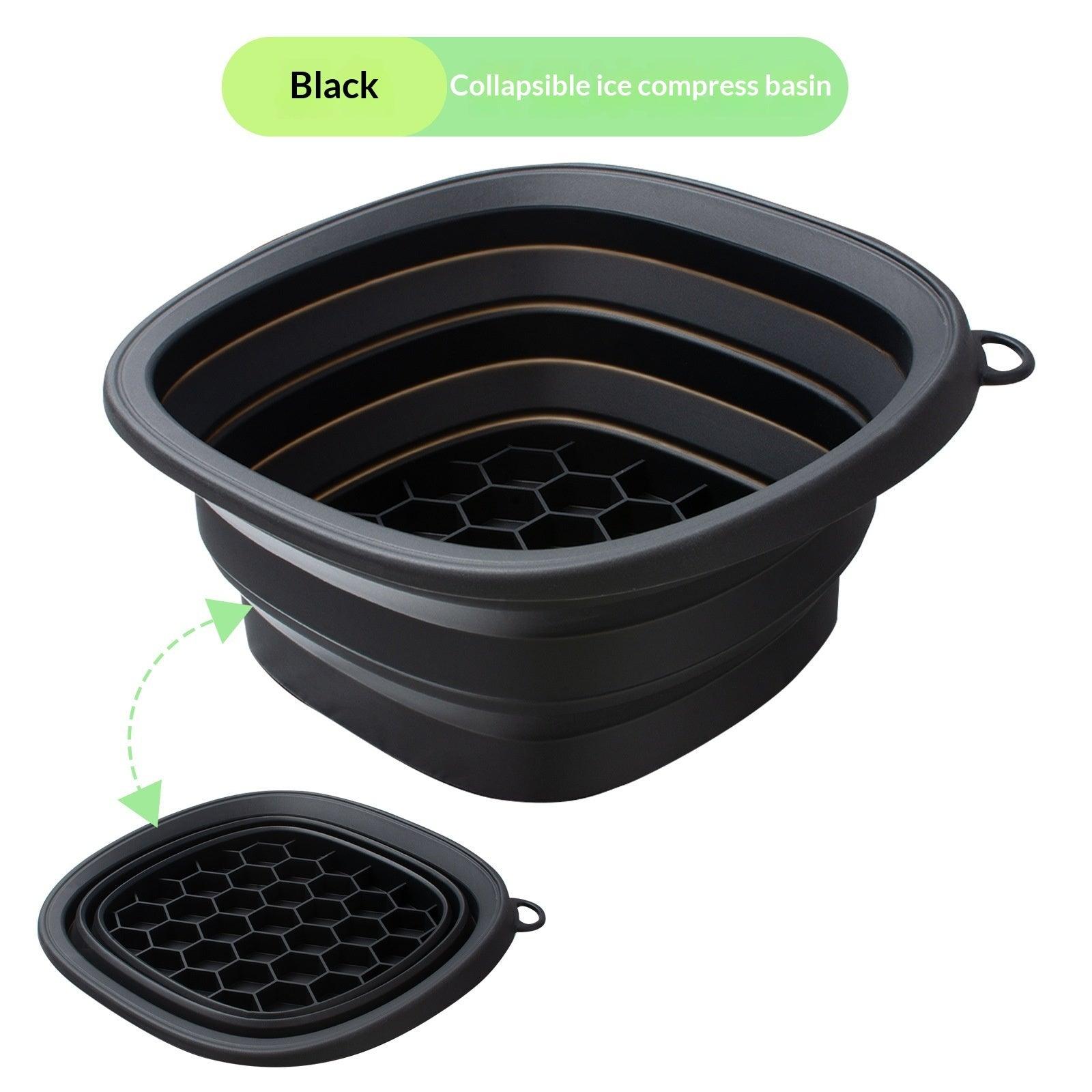Foldable Silicone Face Ice Bath Bowl