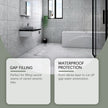 White Tile Grout — Waterproof Kitchen & Bathroom Gap Repair Sealer with Scraper (100g Kit)