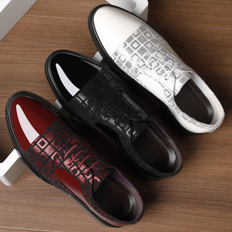 Men's Business PU Leather Shoes - Breathable Dress Shoes for Men Canada USA