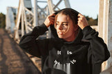 Fleece-lined Hoodie Sweater Couple's Tops Loose