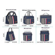 Thermal Insulated Denim Work Lunch Bag for Women