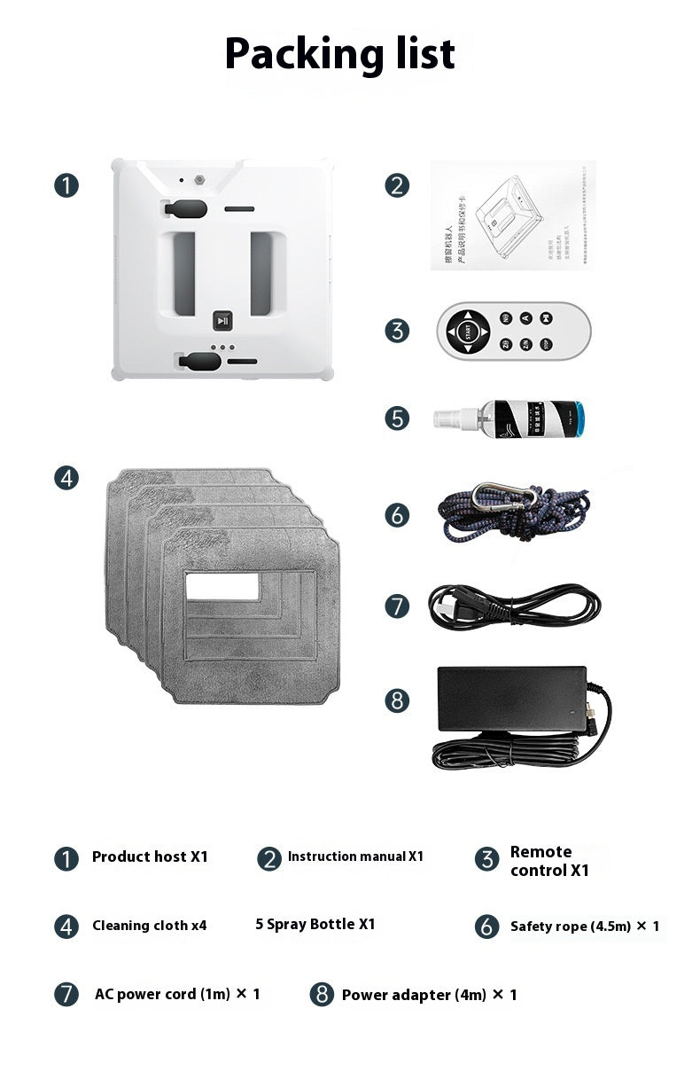 Intelligent Small Window Cleaner Robot – Automatic Glass Cleaning with Auto Navigation
