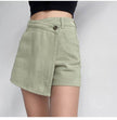 Elegant Anti-exposure Irregular Mini Denim Skirt