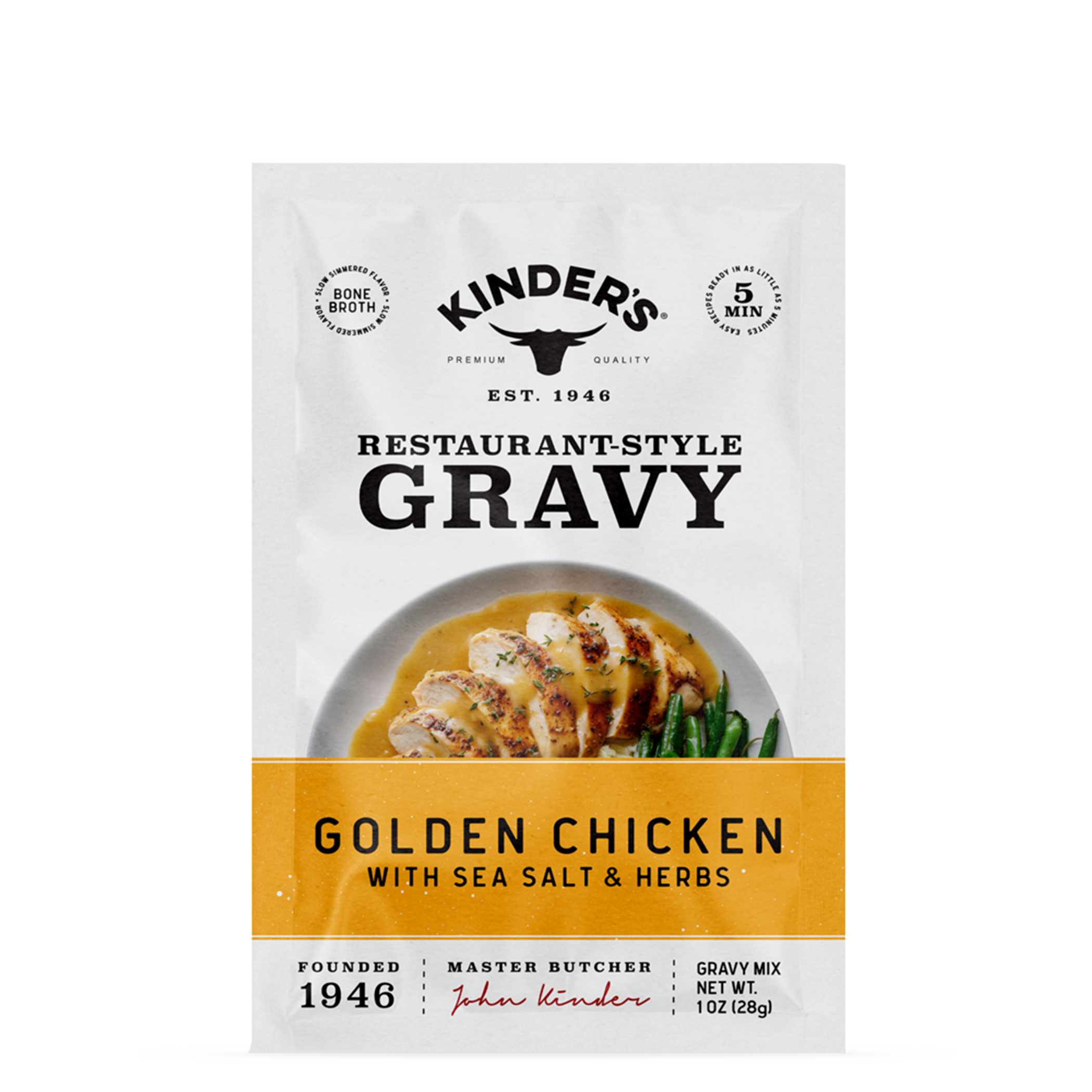 Kinder's Golden Chicken Bone Broth Gravy