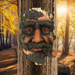 Smoker Man Wooden Resin Craft Ornaments Wall Decor