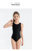 Girls & Baby Cute One-Piece Swimsuit | Black & Dark Blue Swimwear Canada