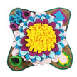 Interactive Dog Snuffle Mat Flower Puzzle – Nose Work Feeding Toy for Mental Stimulation & Slow Feeding