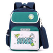 Primary School Large Capacity Spine Supportive Canvas Backpack for school