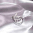 Niche Opening Adjustable Non-fading Cross Ring