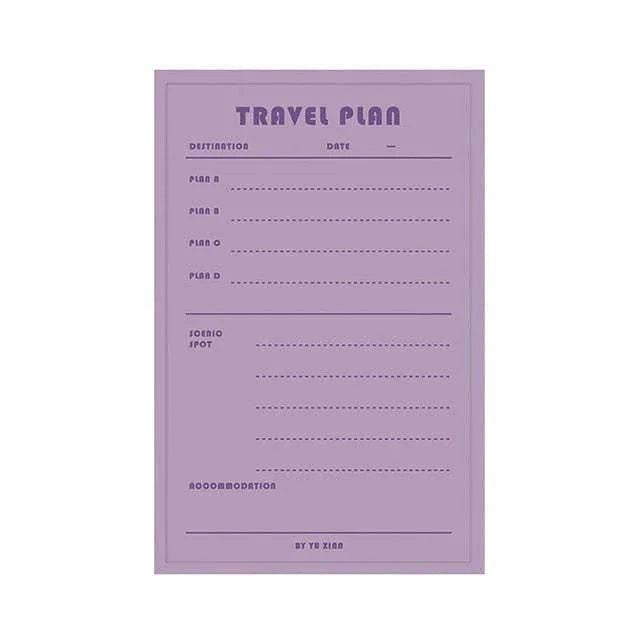 Daily Weekly Notepad Planner Tearable Message Memo Book