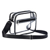 Clear PVC Transparent Crossbody Messenger Bag – Stadium Approved Travel Purse