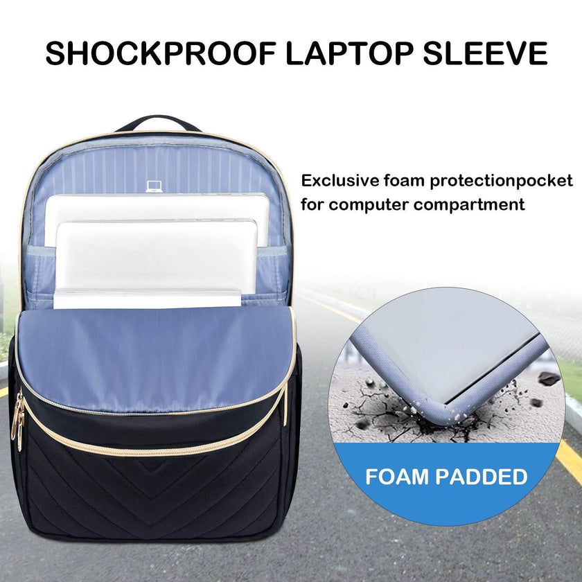 Plain Large Capacity College and High School Backpack
