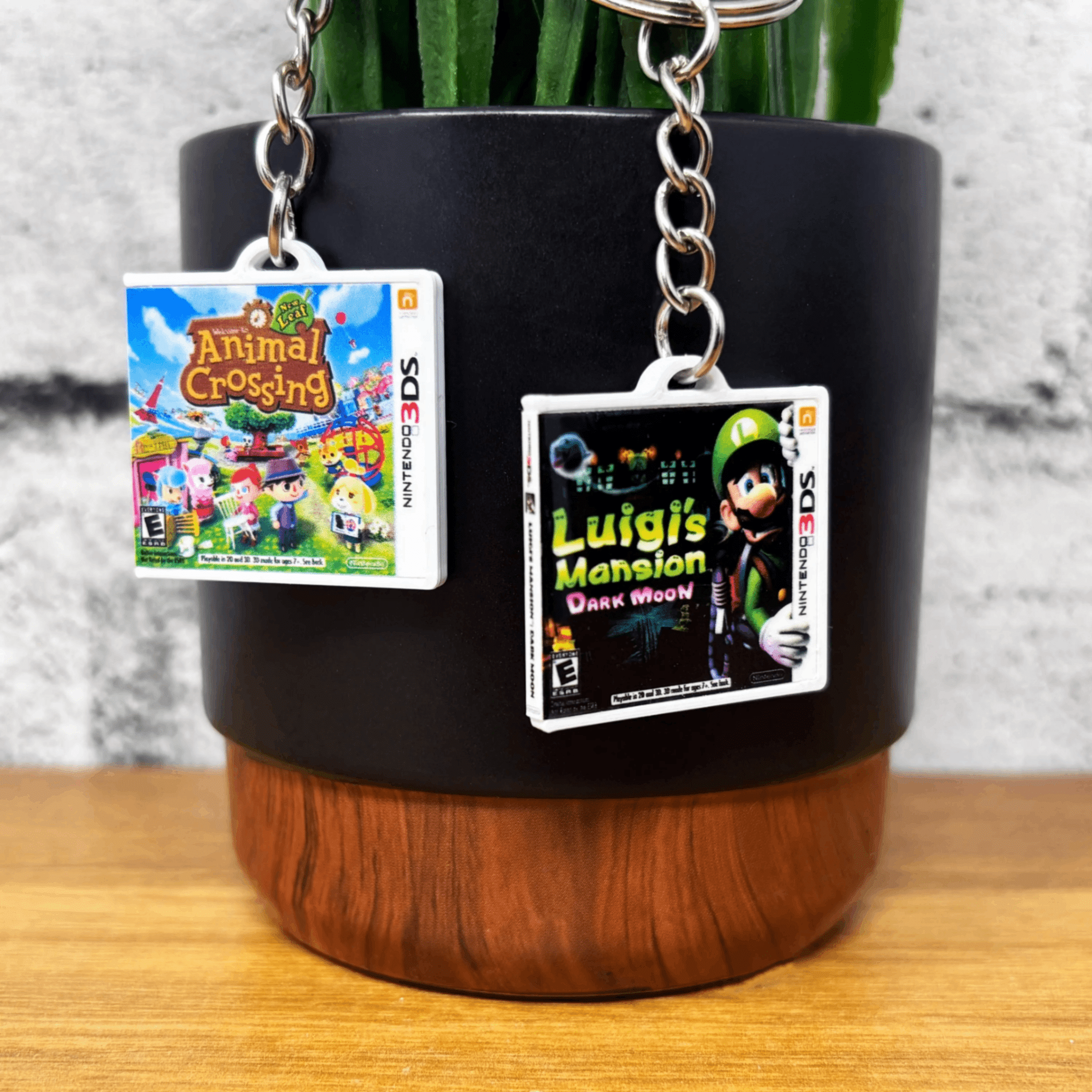 3DS Game Case Keychains