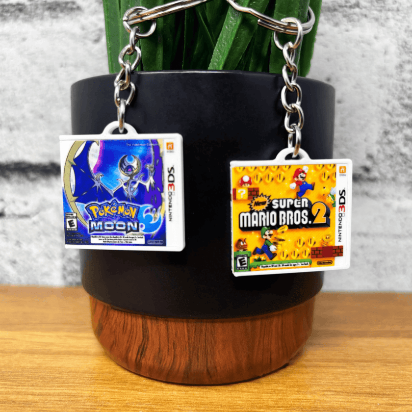 3DS Game Case Keychains