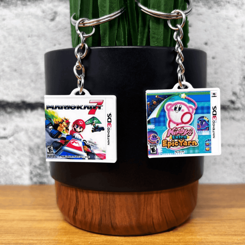 3DS Game Case Keychains