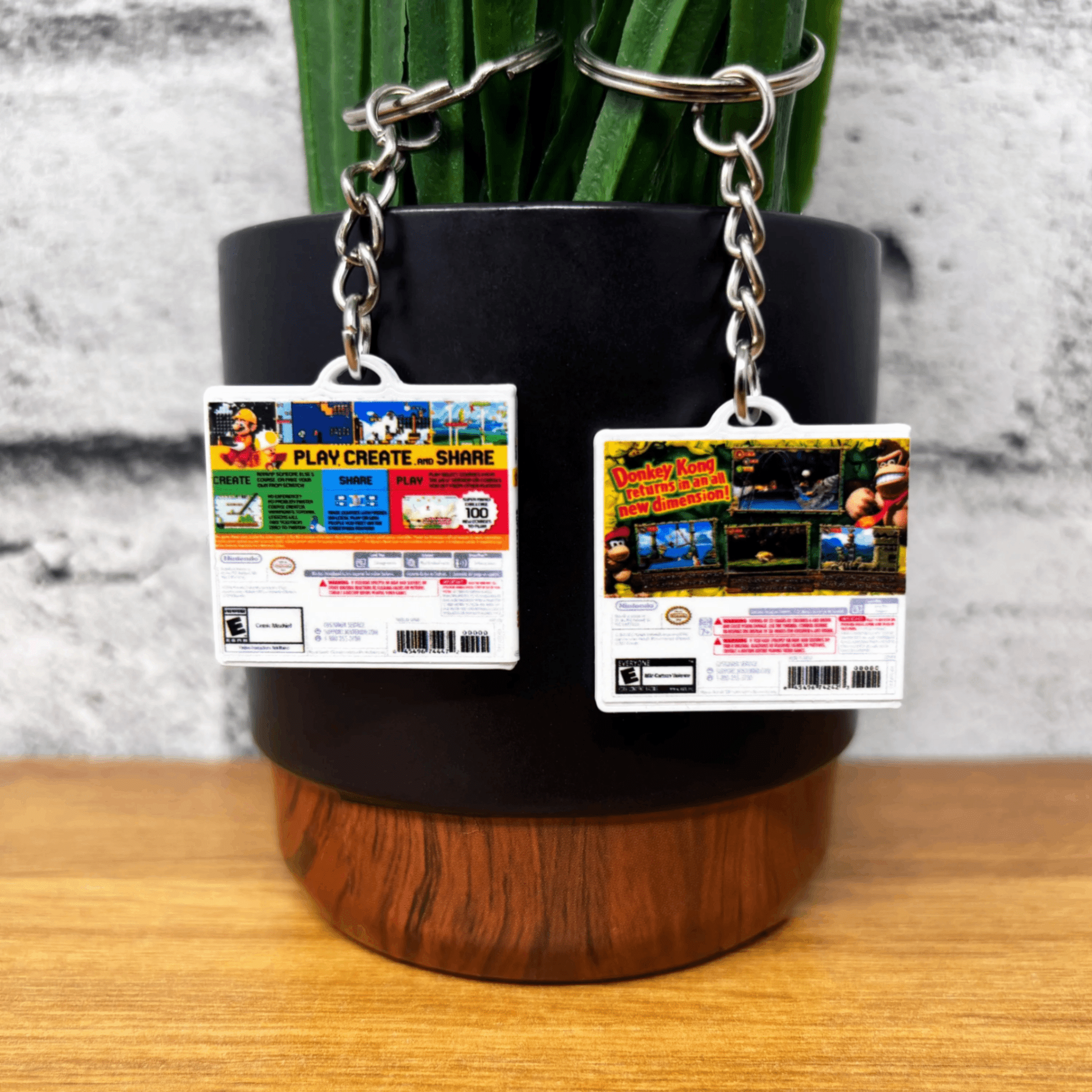 3DS Game Case Keychains